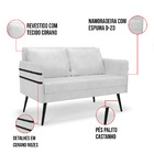 Kit 01 Namoradeira 02 Lugares E 01 Poltrona Mari Corano Pés P