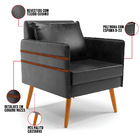 Kit 01 Namoradeira 02 Lugares E 01 Poltrona Mari Corano Pés P