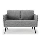 Kit 01 Namoradeira 02 Lugares E 01 Poltrona Mari Linho Pés Pa