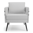 Kit 01 Namoradeira 02 Lugares E 01 Poltrona Mari Linho Pés Pa