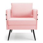 Kit 01 Namoradeira 02 Lugares E 01 Poltrona Mari Suede Pés Pa