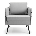 Kit 01 Namoradeira 02 Lugares E 01 Poltrona Mari Suede Pés Pa