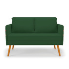 Kit 01 Namoradeira 02 Lugares E 01 Poltrona Mari Veludo Base