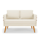 Kit 01 Namoradeira 02 Lugares E 01 Poltrona Mari Veludo Base