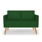 Kit 01 Namoradeira 02 Lugares E 01 Poltrona Mari Veludo Luxo