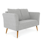 Kit 01 Namoradeira 02 Lugares E 01 Poltrona Marilia Linho Cin