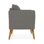 Kit 01 Namoradeira 02 Lugares E 01 Poltrona Marilia Linho Gra