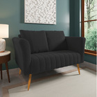 Kit 01 Namoradeira 02 Lugares E 01 Poltrona Marilia Linho Pre