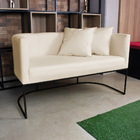 Kit 01 Namoradeira 02 Lugares E 01 Poltrona Paola Linho Areia