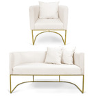 Kit 01 Namoradeira 02 Lugares E 01 Poltrona Paola Linho Base