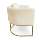 Kit 01 Namoradeira 02 Lugares E 01 Poltrona Paola Linho Base