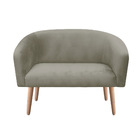 Kit 01 Namoradeira 02 Lugares E 01 Poltrona Stella Suede Marr