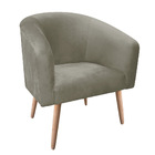 Kit 01 Namoradeira 02 Lugares E 01 Poltrona Stella Suede Marr