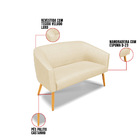 Kit 01 Namoradeira 02 Lugares E 01 Poltrona Stella Veludo Lux