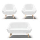 Kit 01 Namoradeira 02 Lugares E 02 Poltronas Giovana Corano P