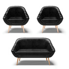 Kit 01 Namoradeira 02 Lugares E 02 Poltronas Giovana Corano P