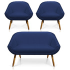 Kit 01 Namoradeira 02 Lugares E 02 Poltronas Giovana Corino A