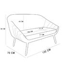 Kit 01 Namoradeira 02 Lugares E 02 Poltronas Giovana Corino C