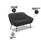 Kit 01 Namoradeira 02 Lugares E 02 Poltronas Giovana Corino P