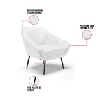 Kit 01 Namoradeira 02 Lugares E 02 Poltronas Giovana Corino P