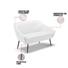 Kit 01 Namoradeira 02 Lugares E 02 Poltronas Giovana Corino P