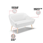 Kit 01 Namoradeira 02 Lugares E 02 Poltronas Giovana Corino P