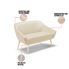 Kit 01 Namoradeira 02 Lugares E 02 Poltronas Giovana Corino P