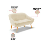 Kit 01 Namoradeira 02 Lugares E 02 Poltronas Giovana Linho Be