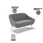 Kit 01 Namoradeira 02 Lugares E 02 Poltronas Giovana Linho Gr