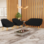 Kit 01 Namoradeira 02 Lugares E 02 Poltronas Giovana Linho Pr