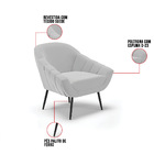 Kit 01 Namoradeira 02 Lugares E 02 Poltronas Giovana Suede Ci