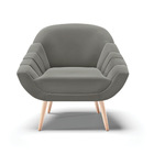 Kit 01 Namoradeira 02 Lugares E 02 Poltronas Giovana Suede Gr