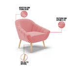 Kit 01 Namoradeira 02 Lugares E 02 Poltronas Giovana Suede Ro