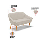 Kit 01 Namoradeira 02 Lugares E 02 Poltronas Giovana Veludo L