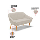 Kit 01 Namoradeira 02 Lugares E 02 Poltronas Giovana Veludo L