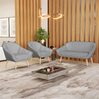 Kit 01 Namoradeira 02 Lugares E 02 Poltronas Giovana Veludo L