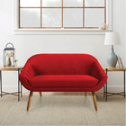 Kit 01 Namoradeira 02 Lugares E 02 Poltronas Giovana Veludo P