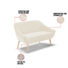 Kit 01 Namoradeira 02 Lugares E 02 Poltronas Giovana Veludo P