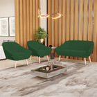 Kit 01 Namoradeira 02 Lugares E 02 Poltronas Giovana Veludo P