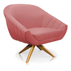 Kit 01 Namoradeira 02 Lugares E 02 Poltronas Giratória Giovan