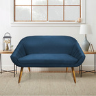 Kit 01 Namoradeira 02 Lugares E 02 Poltronas Giratória Giovan