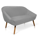 Kit 01 Namoradeira 02 Lugares E 02 Poltronas Giratória Giovan