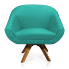 Kit 01 Namoradeira 02 Lugares E 02 Poltronas Giratória Giovan