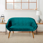 Kit 01 Namoradeira 02 Lugares E 02 Poltronas Giratória Giovan