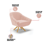 Kit 01 Namoradeira 02 Lugares E 02 Poltronas Giratória Giovan