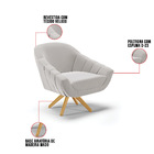 Kit 01 Namoradeira 02 Lugares E 02 Poltronas Giratória Giovan