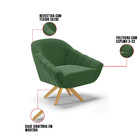 Kit 01 Namoradeira 02 Lugares E 02 Poltronas Giratória Giovan