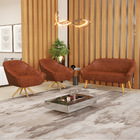 Kit 01 Namoradeira 02 Lugares E 02 Poltronas Giratória Giovan