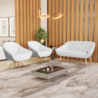 Kit 01 Namoradeira 02 Lugares E 02 Poltronas Giratória Giovan