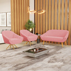 Kit 01 Namoradeira 02 Lugares E 02 Poltronas Giratória Giovan